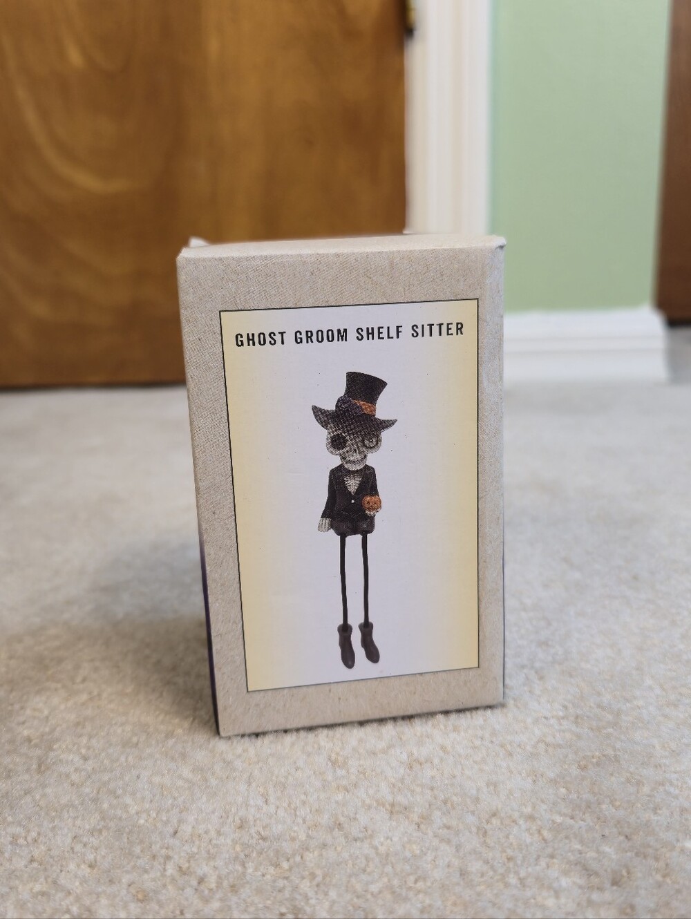 Cracker Barrel Skeleton Ghost Groom Dangler Shelf Sitter Halloween Figure New